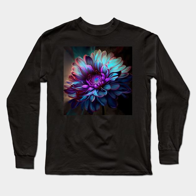 Floral Artwork Designs Long Sleeve T-Shirt by Flowers Art by PhotoCreationXP